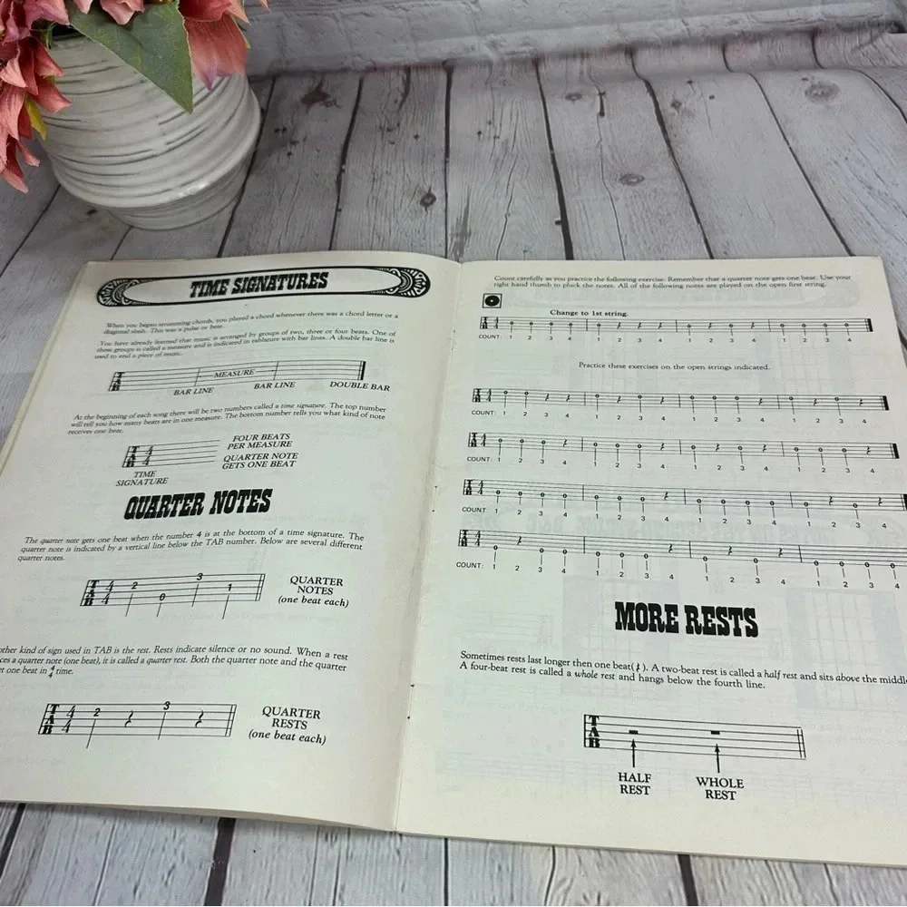 vintage banjo method hal leonard book 1 1980
